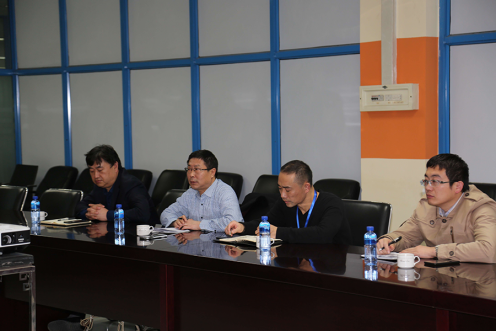 万名干手下基层烟台市国企一队到55世纪软件公司调研座谈